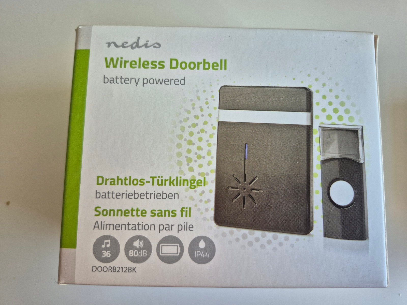 Deurbel wireless nieuw, Ophalen, Nieuw, Draadloos
