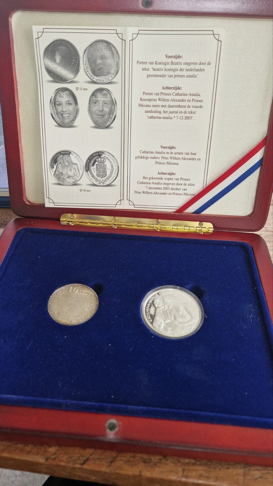 Koninklijke geboorte set Catharina Amalia prinses der Nederl, Postzegels en Munten, Munten | Nederland, Ophalen of Verzenden, Koningin Beatrix
