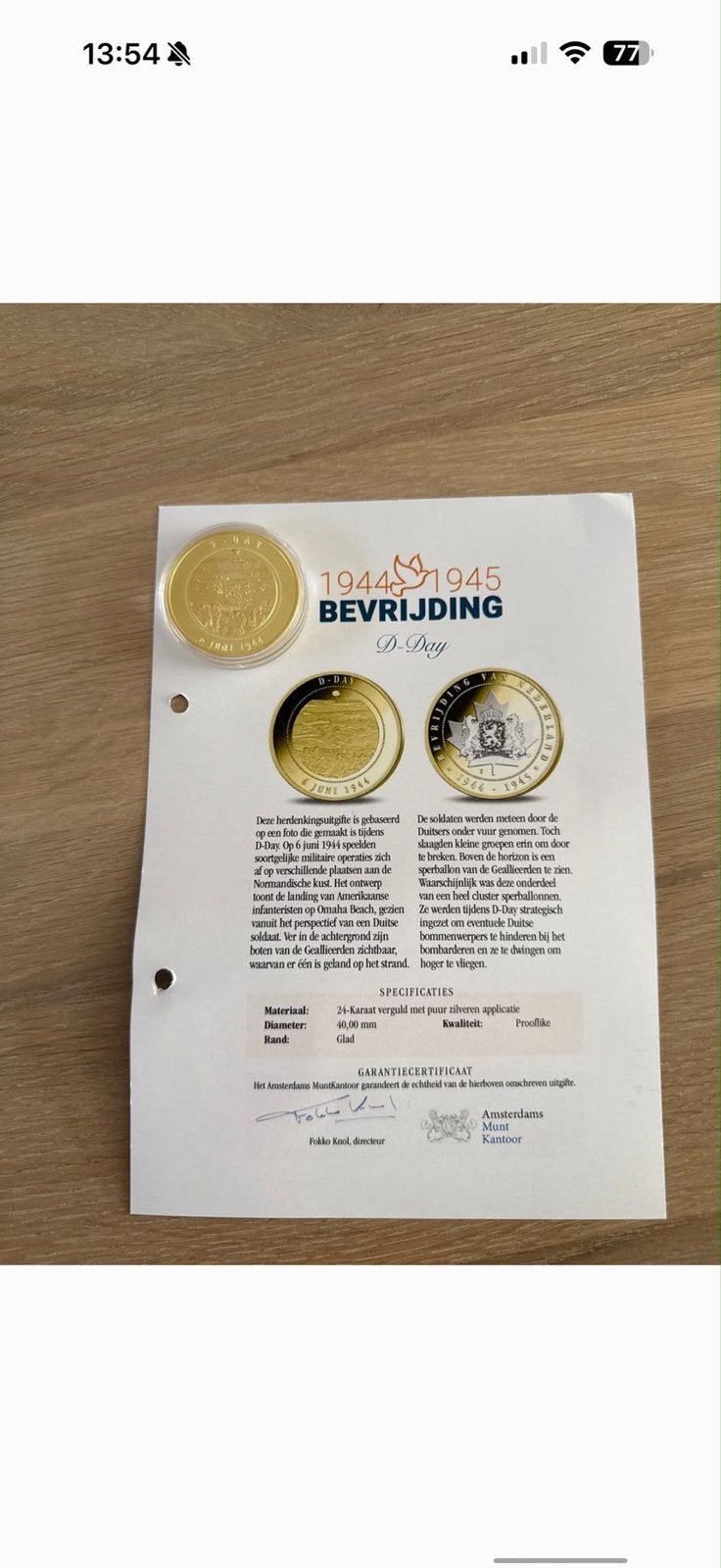 1944-1945 Bevrijding D-Day en Slag om de Schelde munten, Verzenden, Overige typen