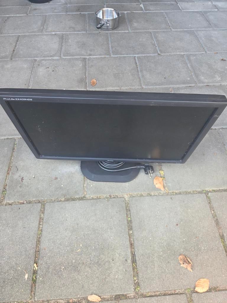 iiyama ProLite E2409HDS Monitor - Full HD, Computers en Software, Monitoren, Gebruikt, Iiyama, Kantelbaar, HDMI