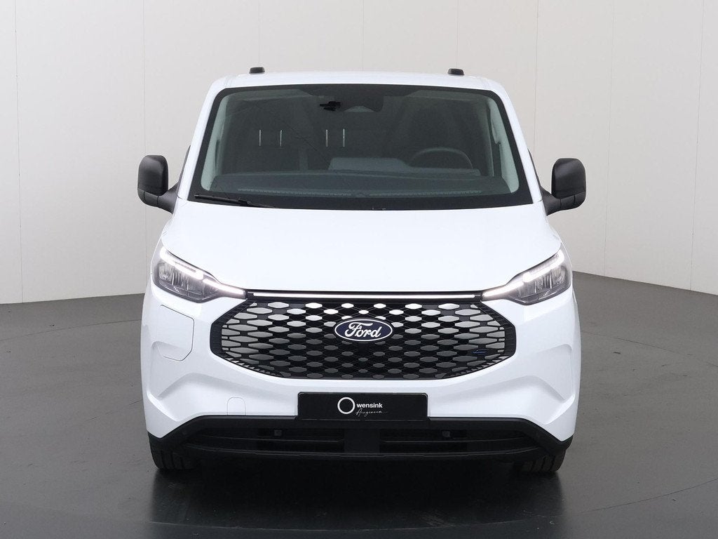 Ford E-Transit Custom 320 | L1 H1 | TREND | 65 kWh | 328 KM, Auto's, Bestelauto's, Automaat, Zwart, 470 min, Wit