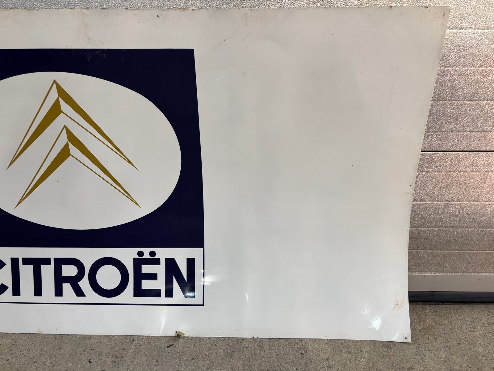 Citroen reclamebord blik geen emaille, Ophalen, Reclamebord, ., Nieuw
