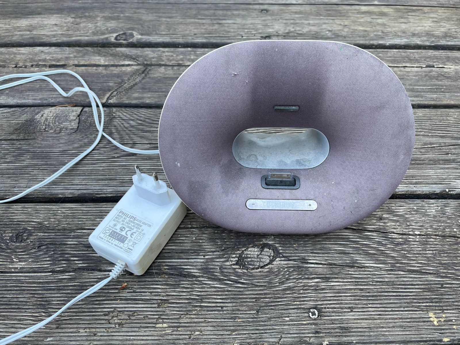 Philips luidspreker voor iPod -iPhone, Philips, Gebruikt, Inclusief oplader, Ophalen of Verzenden