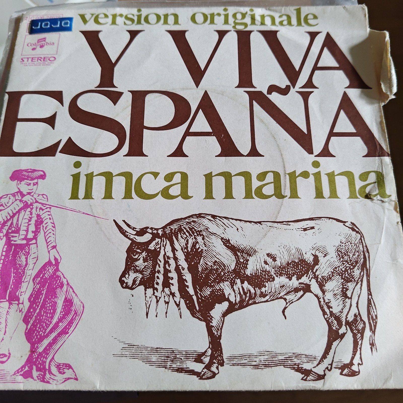 Imca Marina - Y Viva España (originele versie), Cd's en Dvd's, Vinyl Singles, Gebruikt, Originele persing, 7 inch, Ophalen of Verzenden