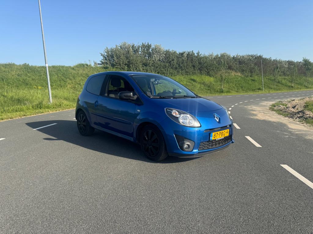 Renault Twingo 1.2 16V 2011 Blauw, Auto's, 74 pk, Zwart, 4 cilinders, Handgeschakeld