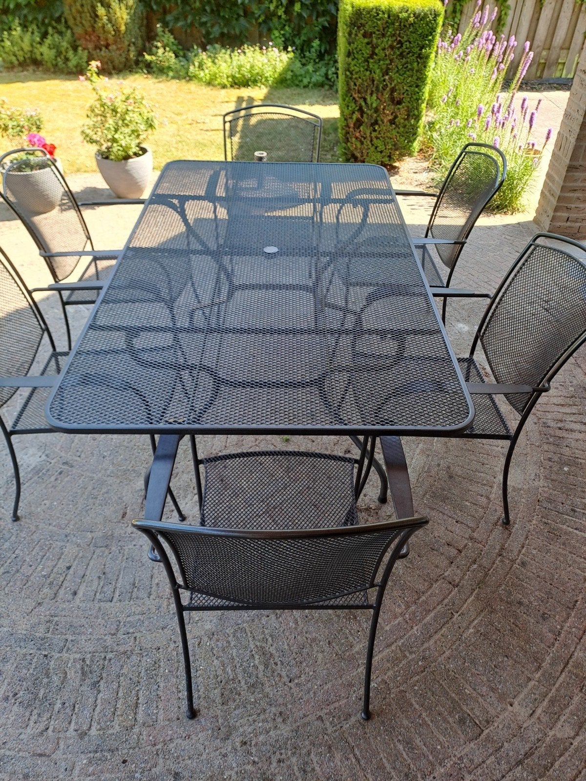 Tuinset Royal Garden 6 personen, Tuin en Terras, Tuinsets en Loungesets, Ophalen, Gebruikt, Overige materialen