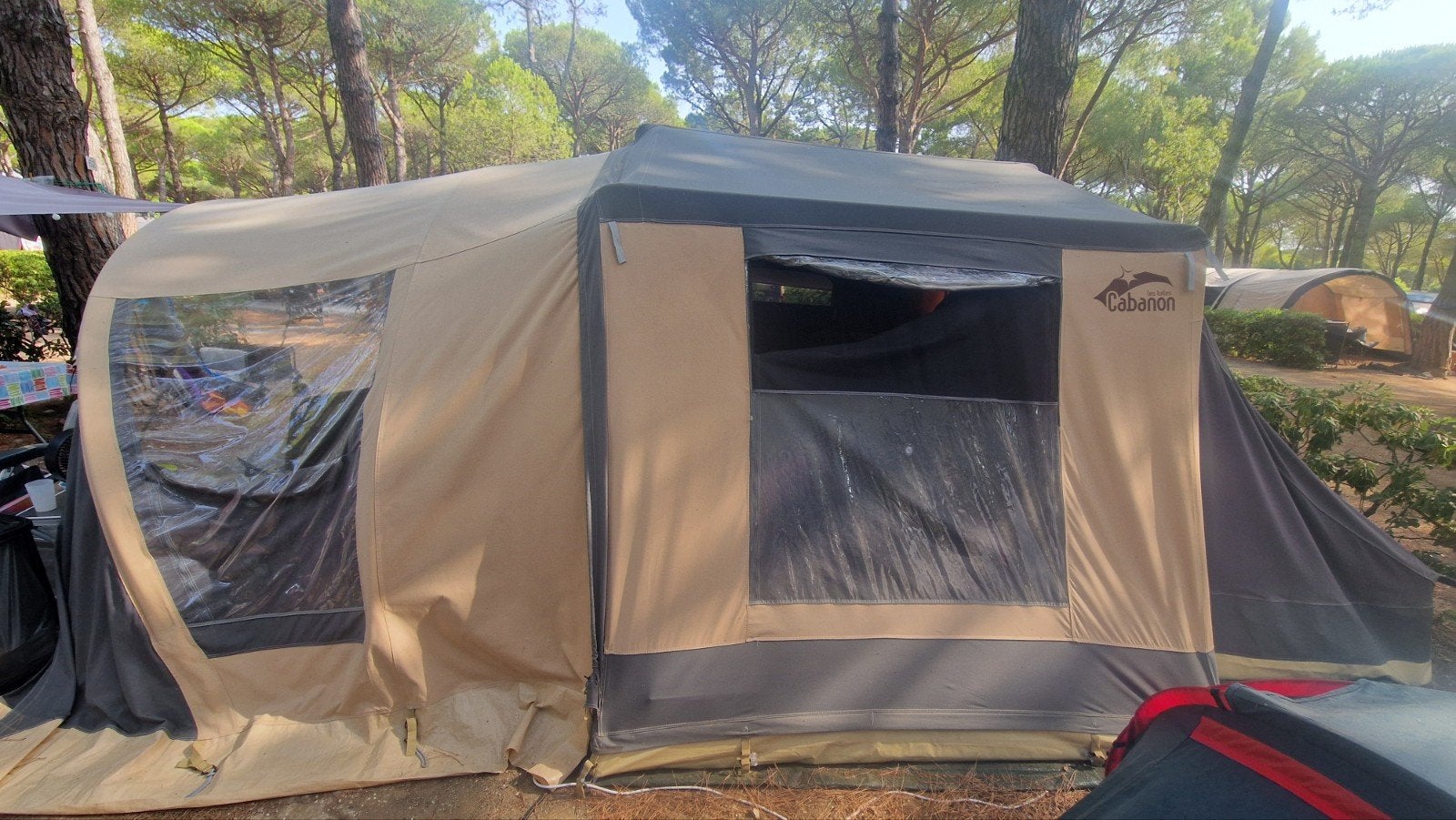 Cabanon Malawi 2.0 met extra's, Caravans en Kamperen, Vouwwagens, Cabanon, tot en met 3, Meerkleurig, Ophalen