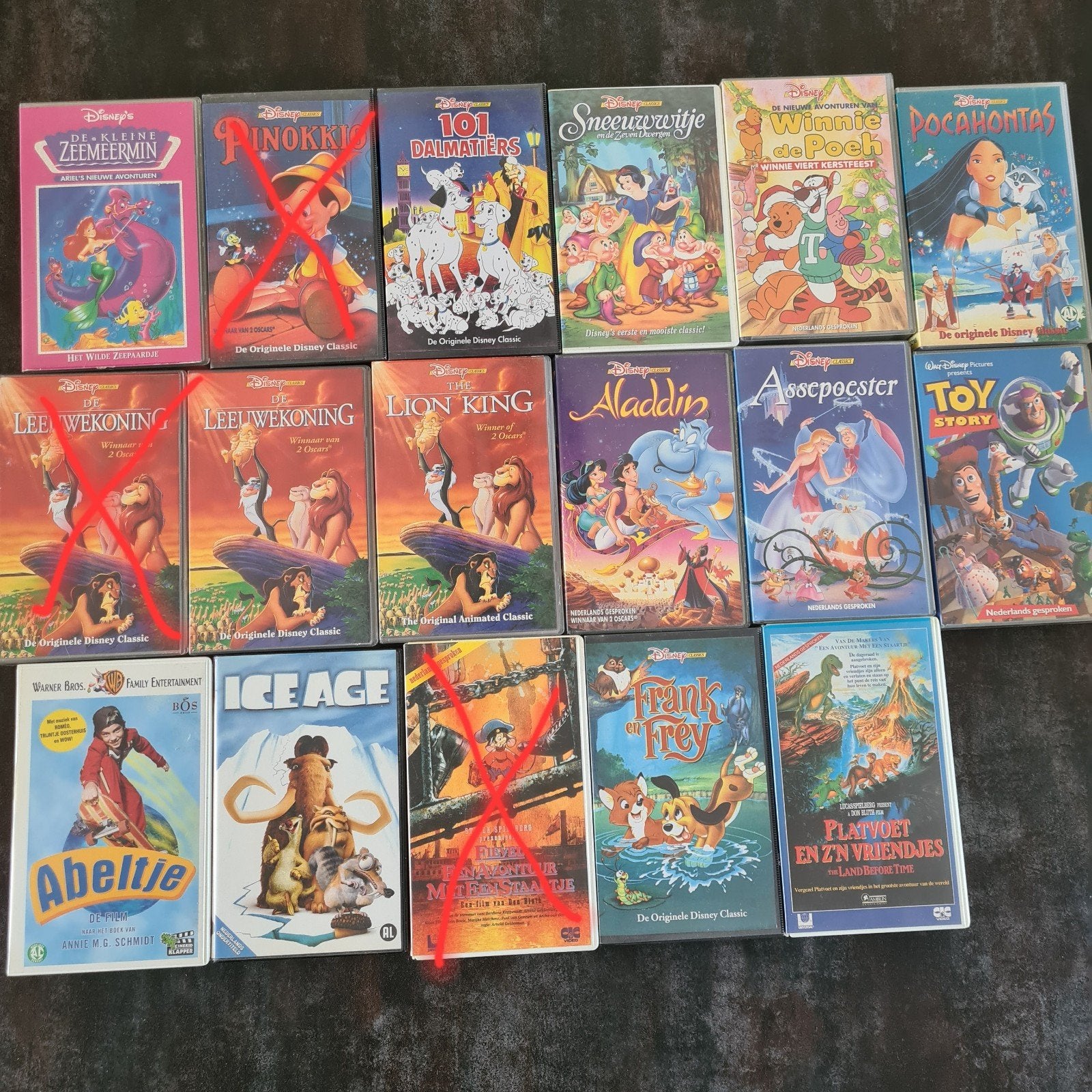VHS videobanden - Disney - Classic - tekenfilms, Ophalen of Verzenden
