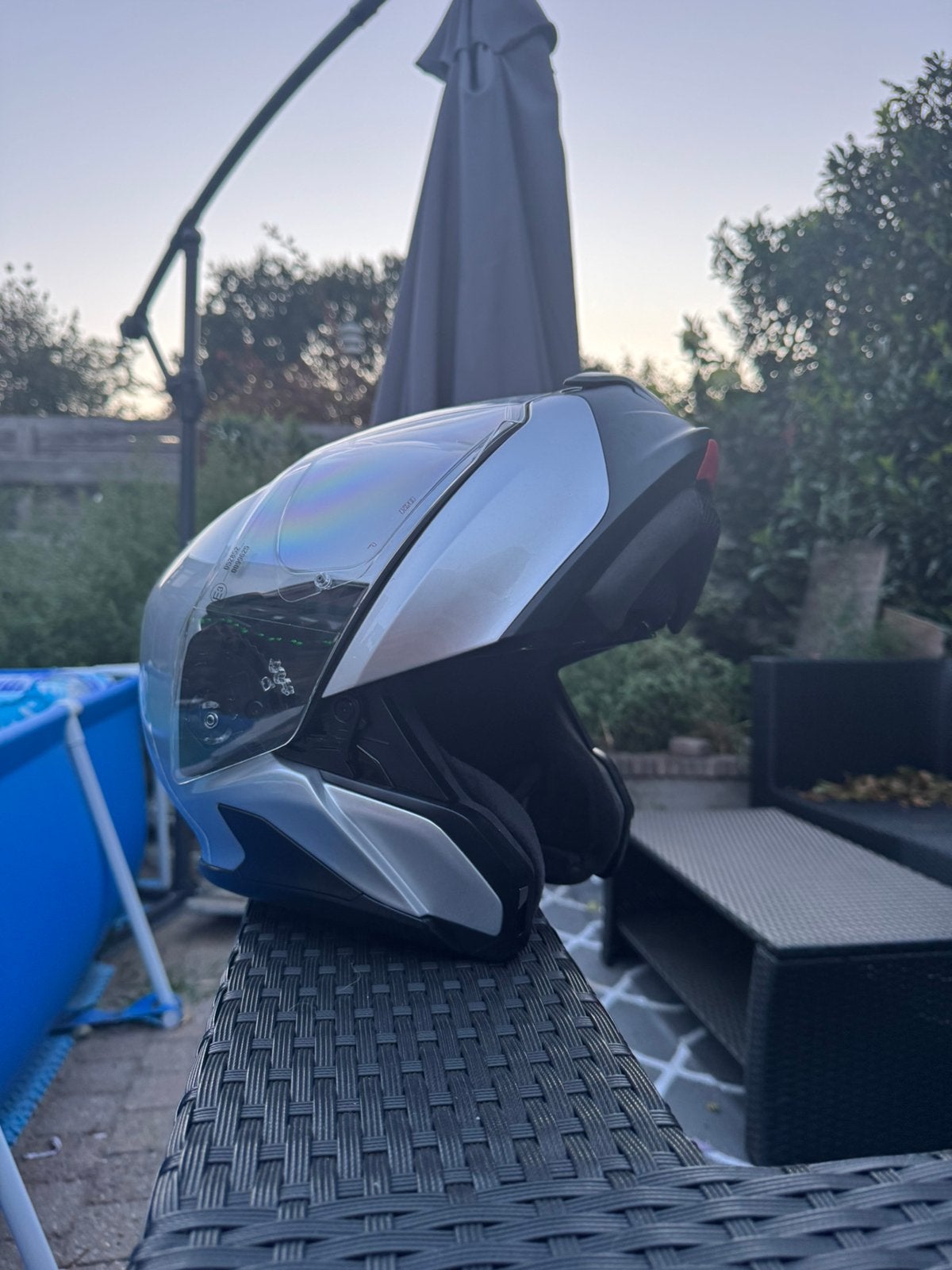 BMW System 6 Systeemhelm – Maat XXL (61–63 cm) – Zilver, Overige merken, Systeemhelm, Dames, Ophalen of Verzenden