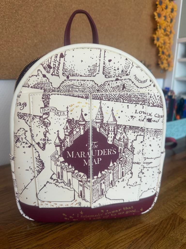 Loungefly Harry Potter Marauder's Map Mini Rugzak, Overige merken, Minder dan 30 cm, Ophalen of Verzenden, Minder dan 25 cm