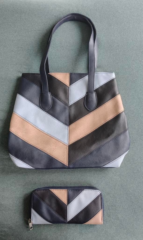 Art Deco Handtas en Portemonnee Set - Goede Staat, Ophalen of Verzenden, Gebruikt, Handtas