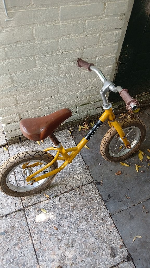 Veloretti loopfiets loopfiets oker, Fietsen en Brommers, Ophalen, Gebruikt, Minder dan 16 inch, Veloretti