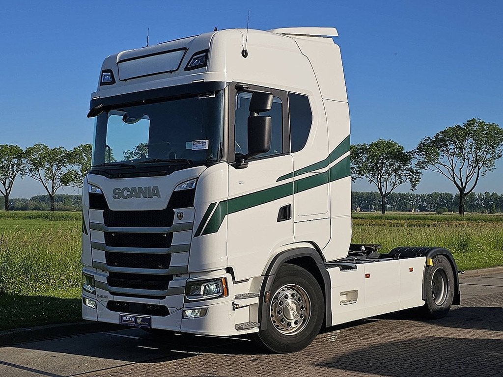SCANIA S540 hl,2xtank,standklima, Auto's, Vrachtwagens, Automaat, Euro 6, Scania, Wit