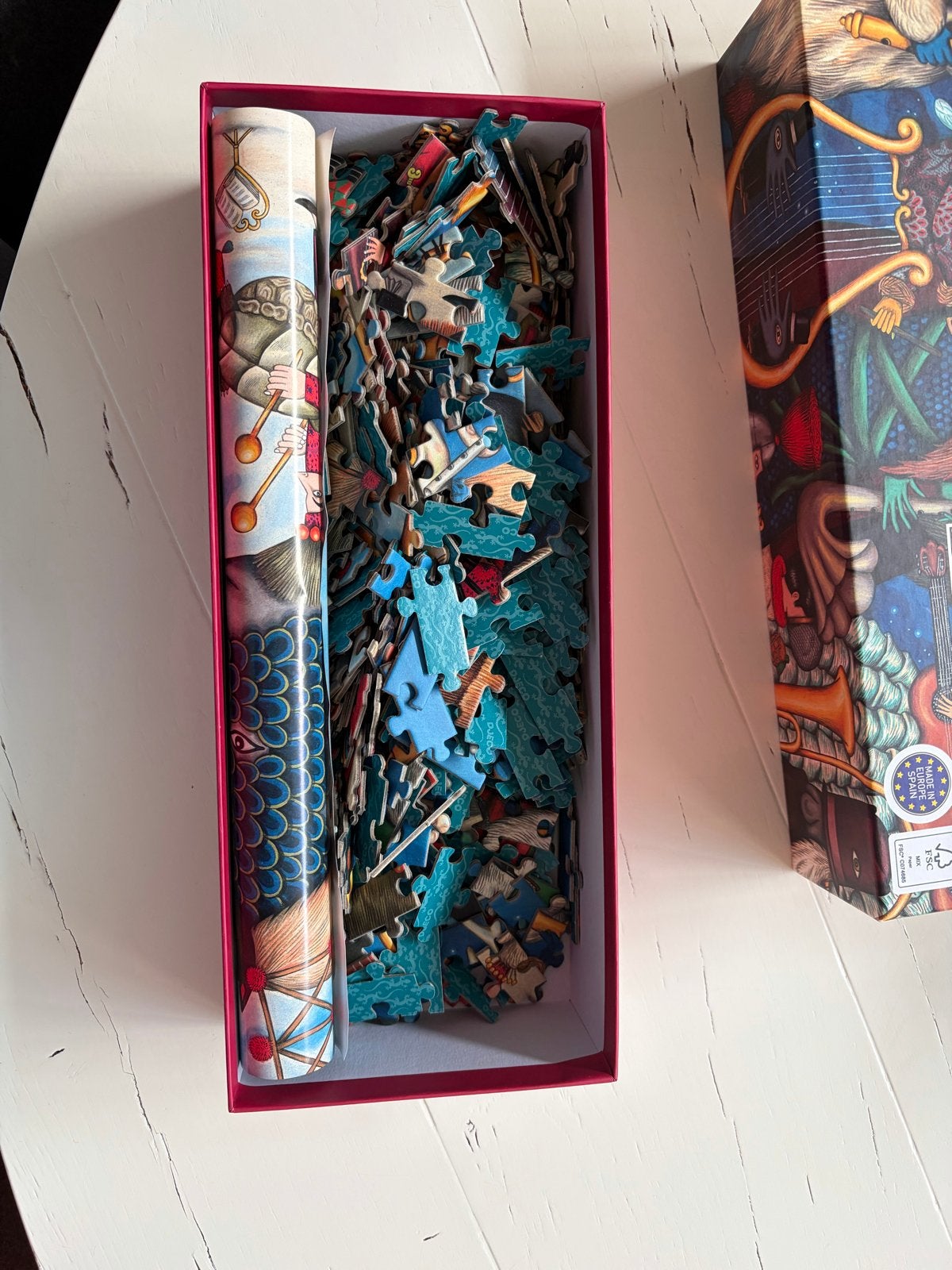 Djeco Fantasy Orchestra Puzzel - 500 stukjes, Kinderen en Baby's, Speelgoed | Kinderpuzzels, Ophalen of Verzenden, Meer dan 50 stukjes