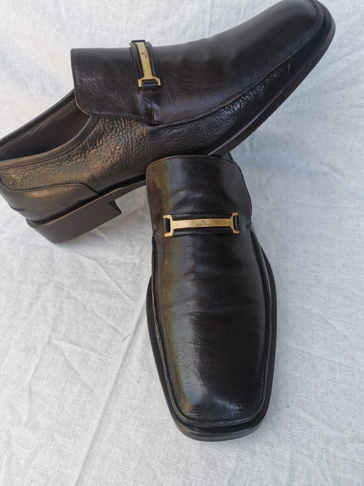 ALDO Brue loafers maat 42.5 zo goed als nieuw, Loafers, Bruin, ALDO Brue, Ophalen of Verzenden