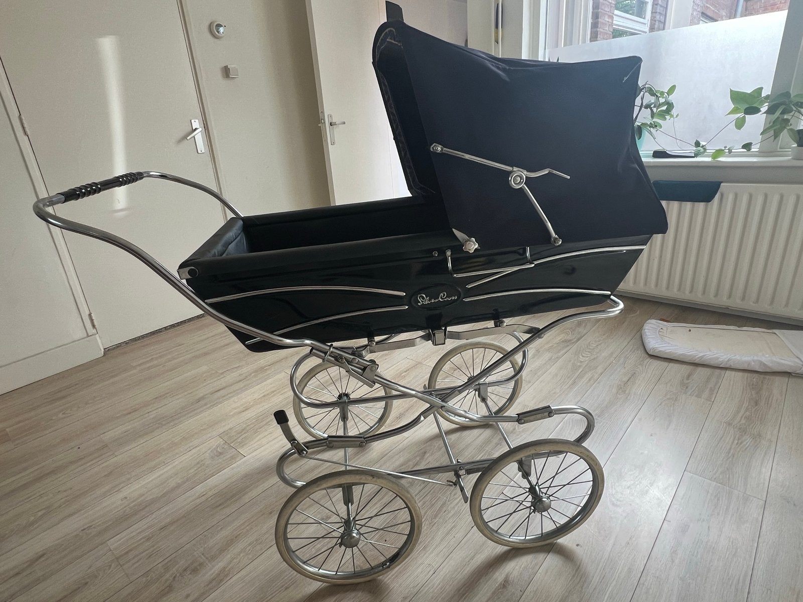 Silver Cross Portman 1980 navy blue Klassiek en Comfortabel, Kinderen en Baby's, Kinderwagens en Combinaties, Ophalen of Verzenden