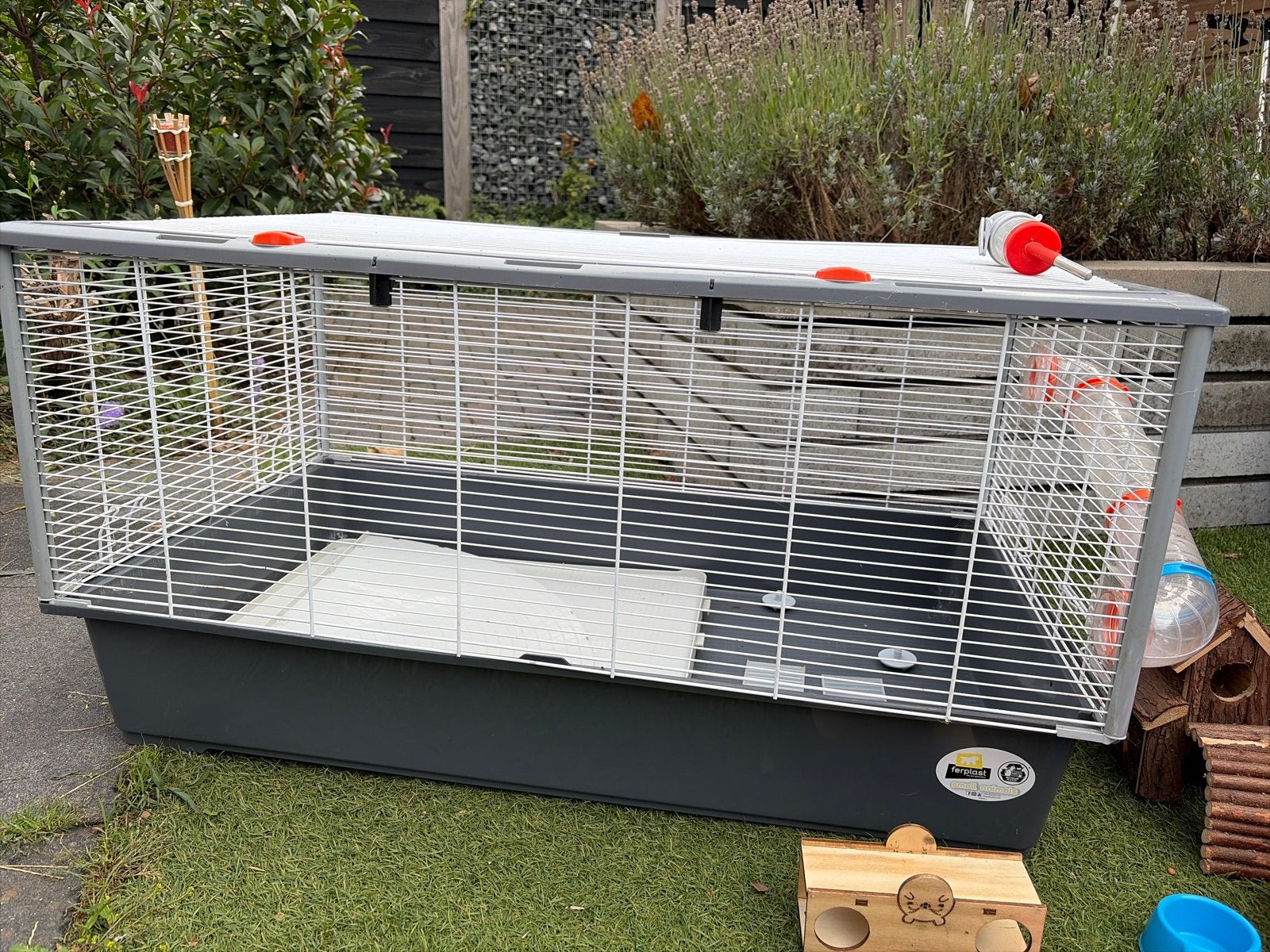 Complete hamsterkooi met 3 etages + accessoires, Dieren en Toebehoren, Minder dan 60 cm, Kooi, Gebruikt, Ophalen of Verzenden