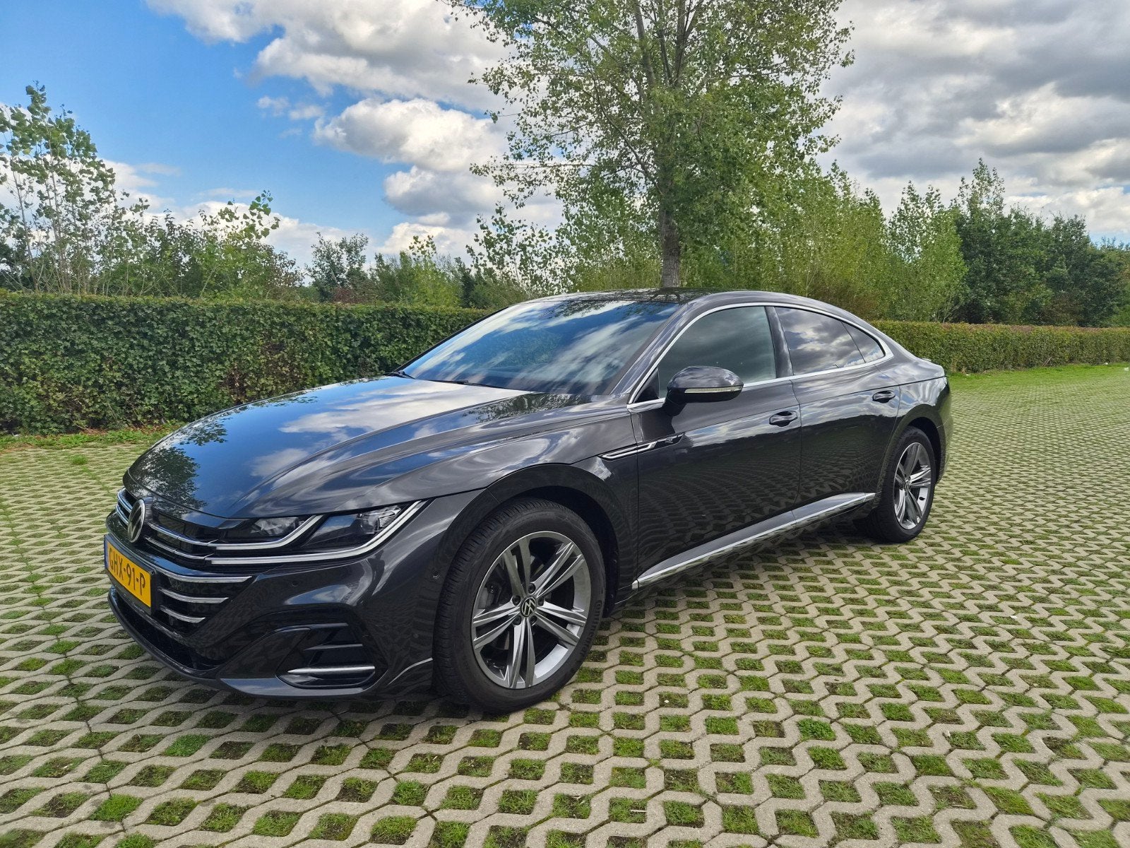 Volkswagen Arteon 1.4 TSI eHybrid R-Line plug-in hybride, Arteon, Zwart, 4 cilinders, 218 pk