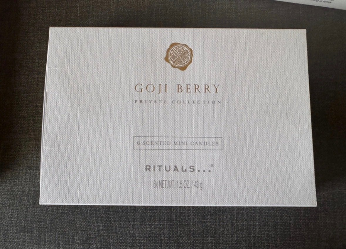 Rituals Goji Berry Mini Kaarsen Set (6 stuks), Huis en Inrichting, Woonaccessoires | Kandelaars en Kaarsen, Wit, Ophalen of Verzenden