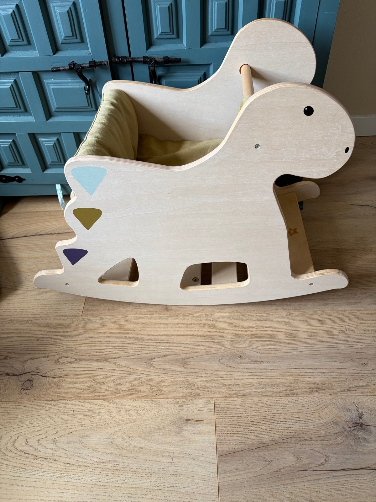 Houten schommeldier / schommelstoel voor kinderen, Ophalen, Zo goed als nieuw, Overige typen