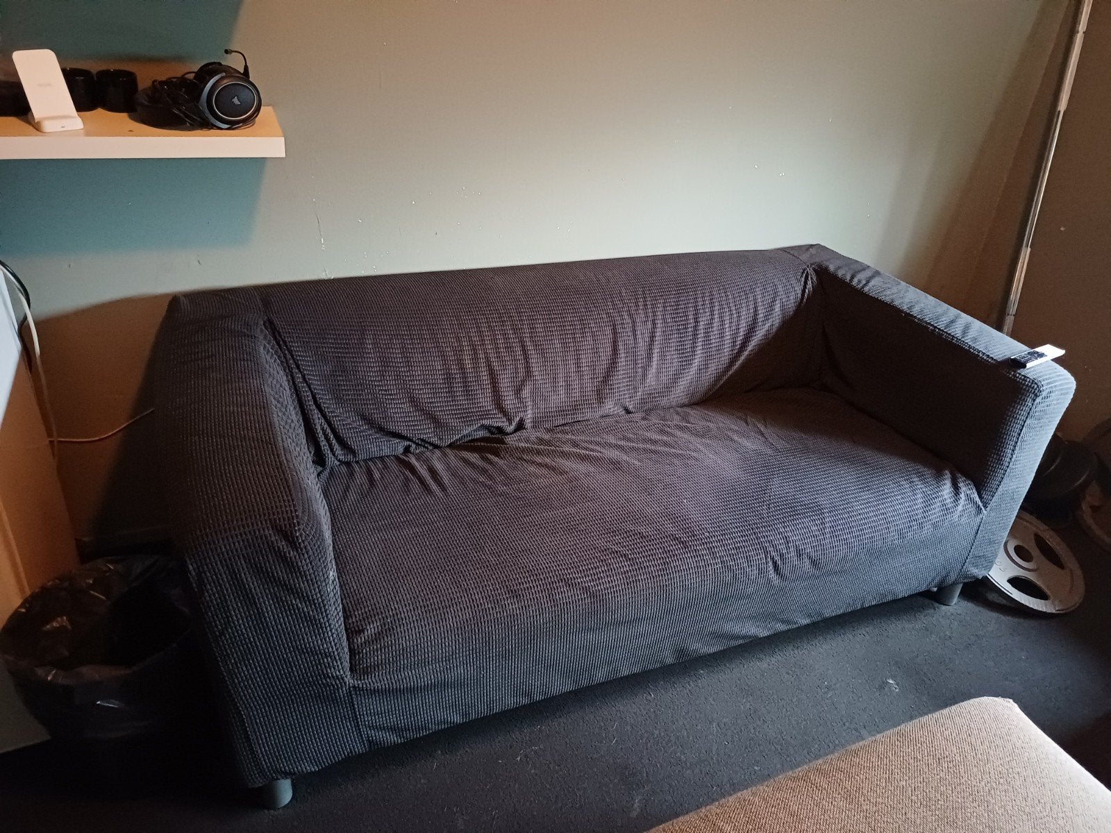 Bank van ikea met hoes, Huis en Inrichting, Banken | Bankstellen, Ophalen of Verzenden, Zo goed als nieuw, 75 tot 100 cm, Tweepersoons