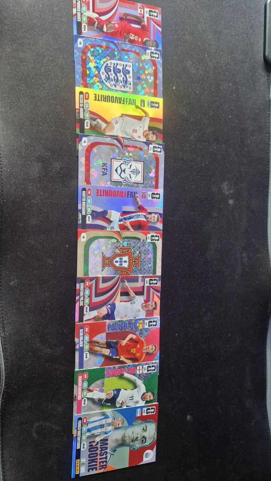 10 Panini Fifa World Cup 2026 Speciale kaarten, Ophalen of Verzenden, Zo goed als nieuw, Buitenlandse clubs, Poster, Plaatje of Sticker