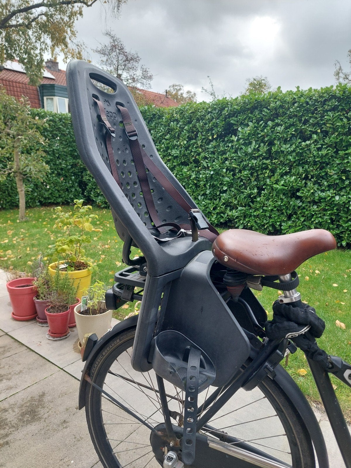 Yepp Achterzitje Fiets - incl bagage drager adapter, Fietsen en Brommers, Ophalen, Achterzitje, Yepp, 9 t/m 36 kg