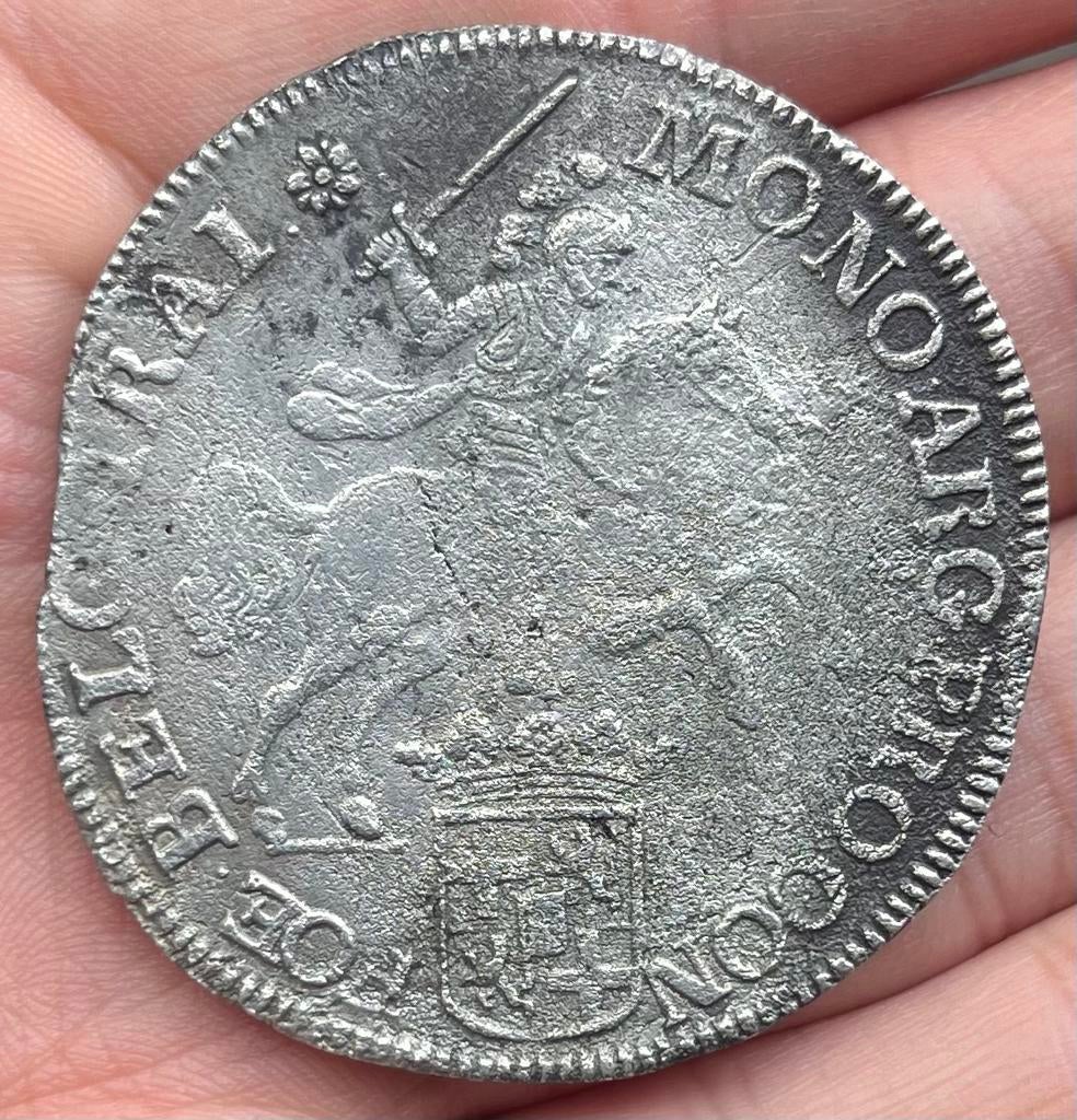 Dukaton Utrecht 1711 Wrakvondst Voc schip De Liefde zilver, Vóór koninkrijk, Zilver, Losse munt, Overige waardes