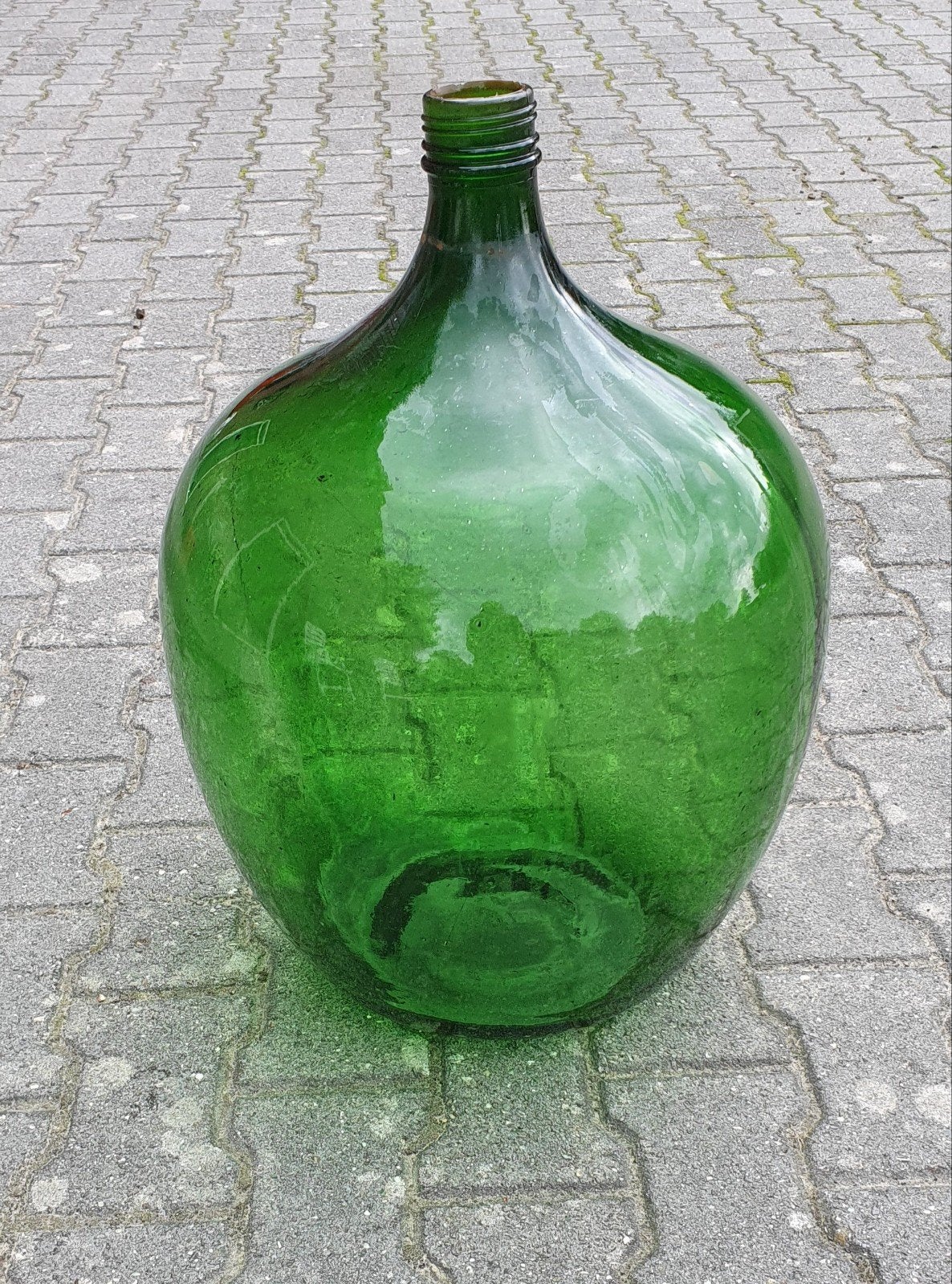 Grote glazen gistfles (Demijohn) - 60 liter, Ophalen