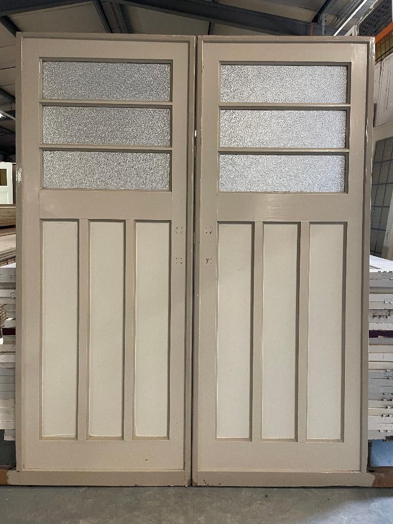 Set schuif / en-suite deuren 201x156cm.
