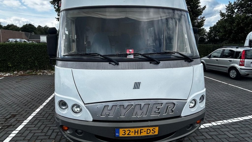 Hymer B524, Zonnepaneel fietsendrager, Caravans en Kamperen, Ringverwarming, 6 tot 7 meter, Bedrijf, Tot en met 3