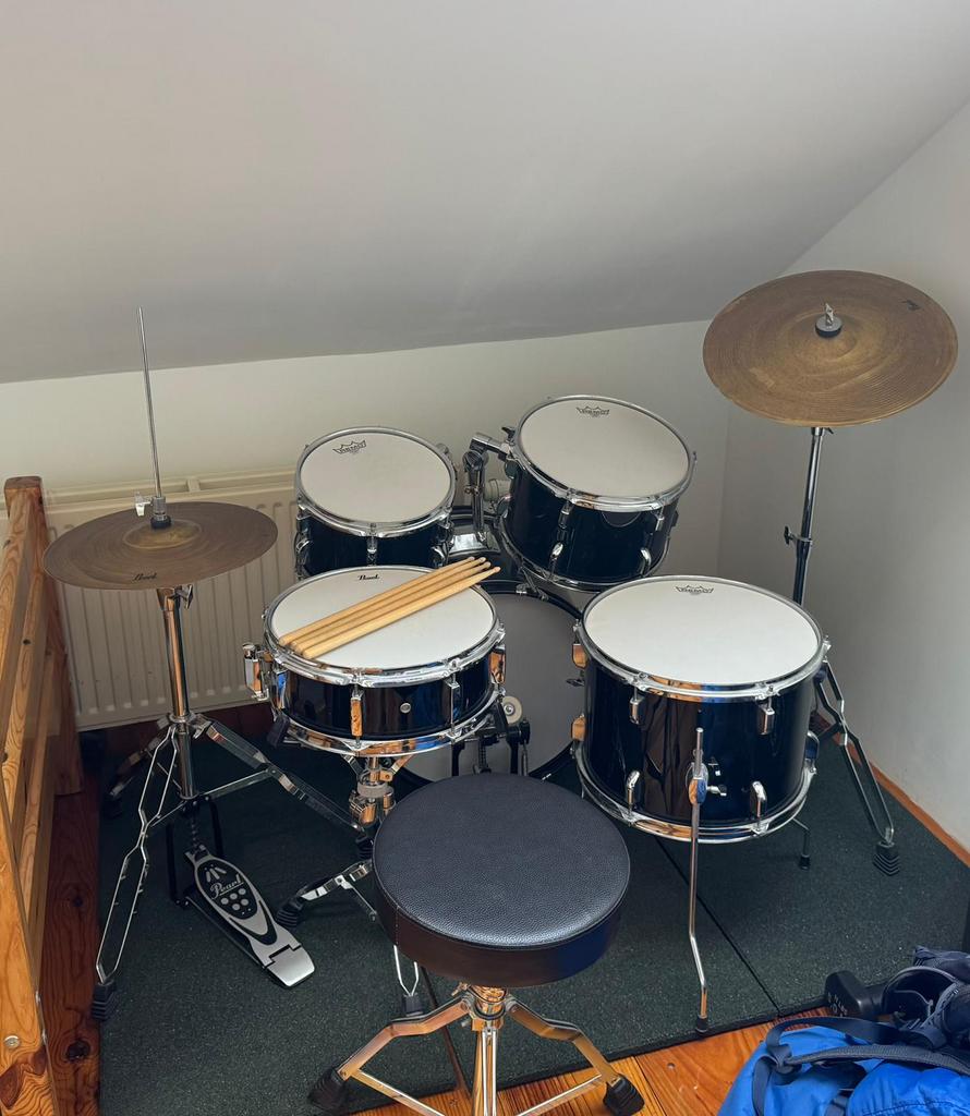 Drumstel Pearl, Ophalen, Gebruikt, Pearl