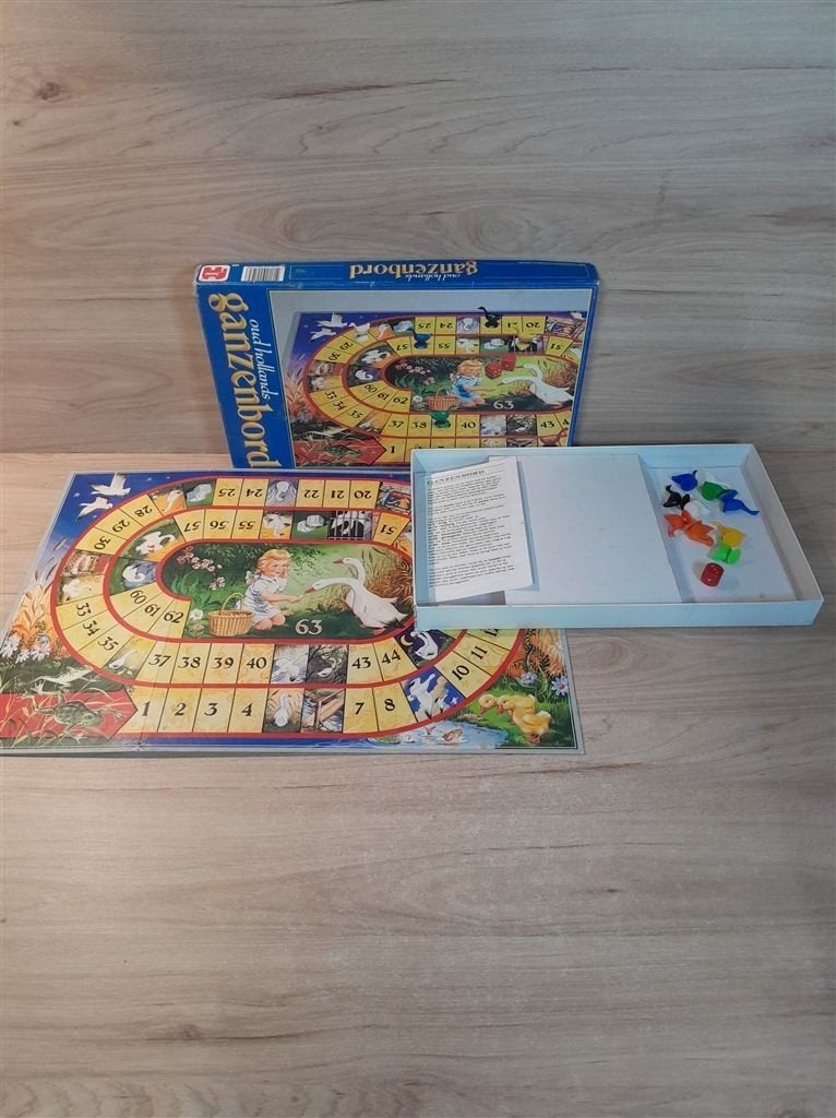 Oud hollands ganzenbord - s6193, Verzenden, Zo goed als nieuw