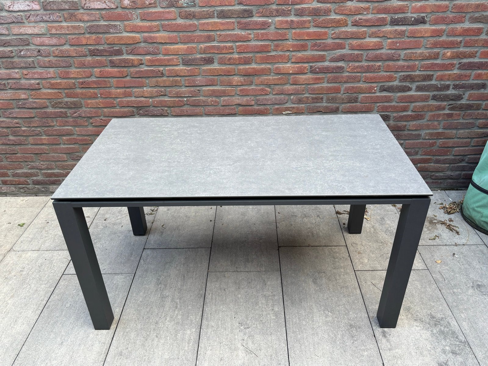 LIFE Outdoor Living tuintafel met twee kleuren blad, Tuin en Terras, Tuintafels, Ophalen, Zo goed als nieuw, Rechthoekig, Aluminium