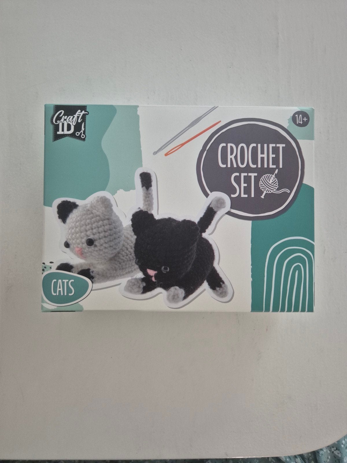 Nieuwe Haakset: 2 Schattige Poesjes Haken (Compleet), Ophalen of Verzenden, Nieuw, Haken, Overige typen