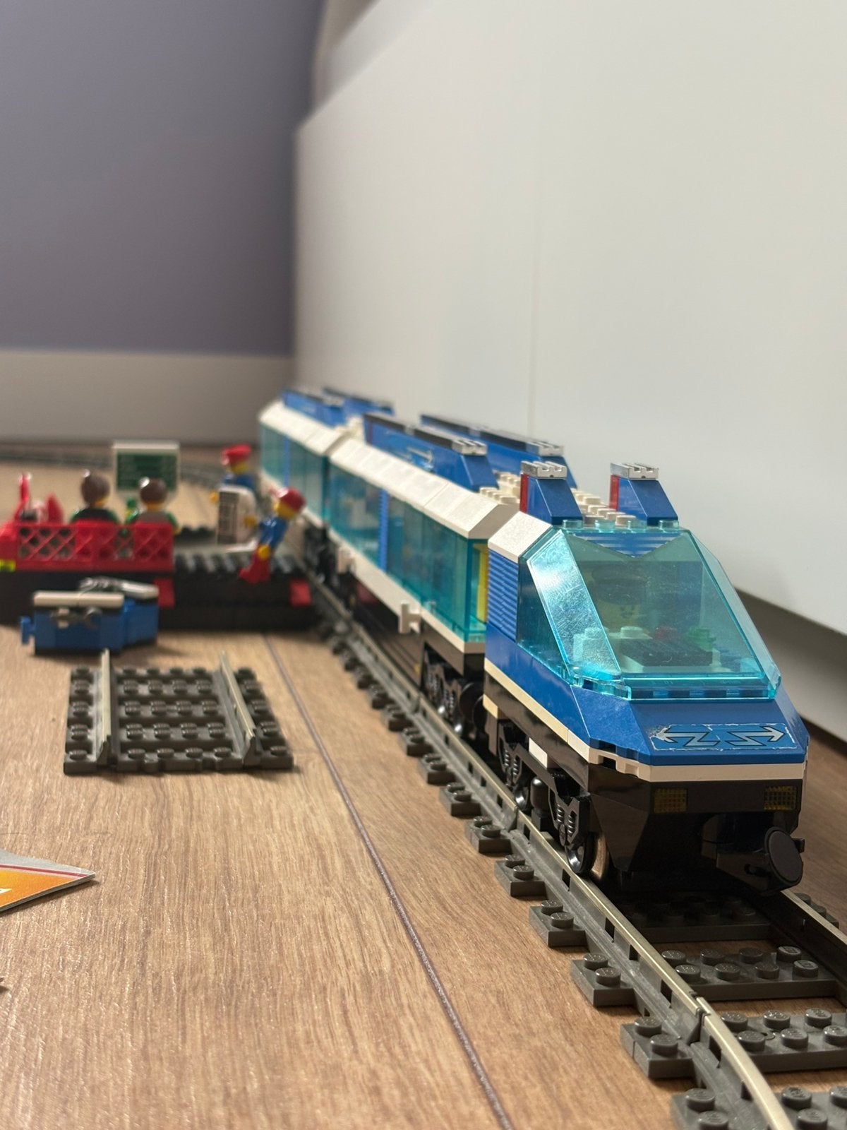 LEGO 4561 Railway Express (9V Train) ++extra rails --adapter, Gebruikt, Lego, Ophalen of Verzenden, Compleet