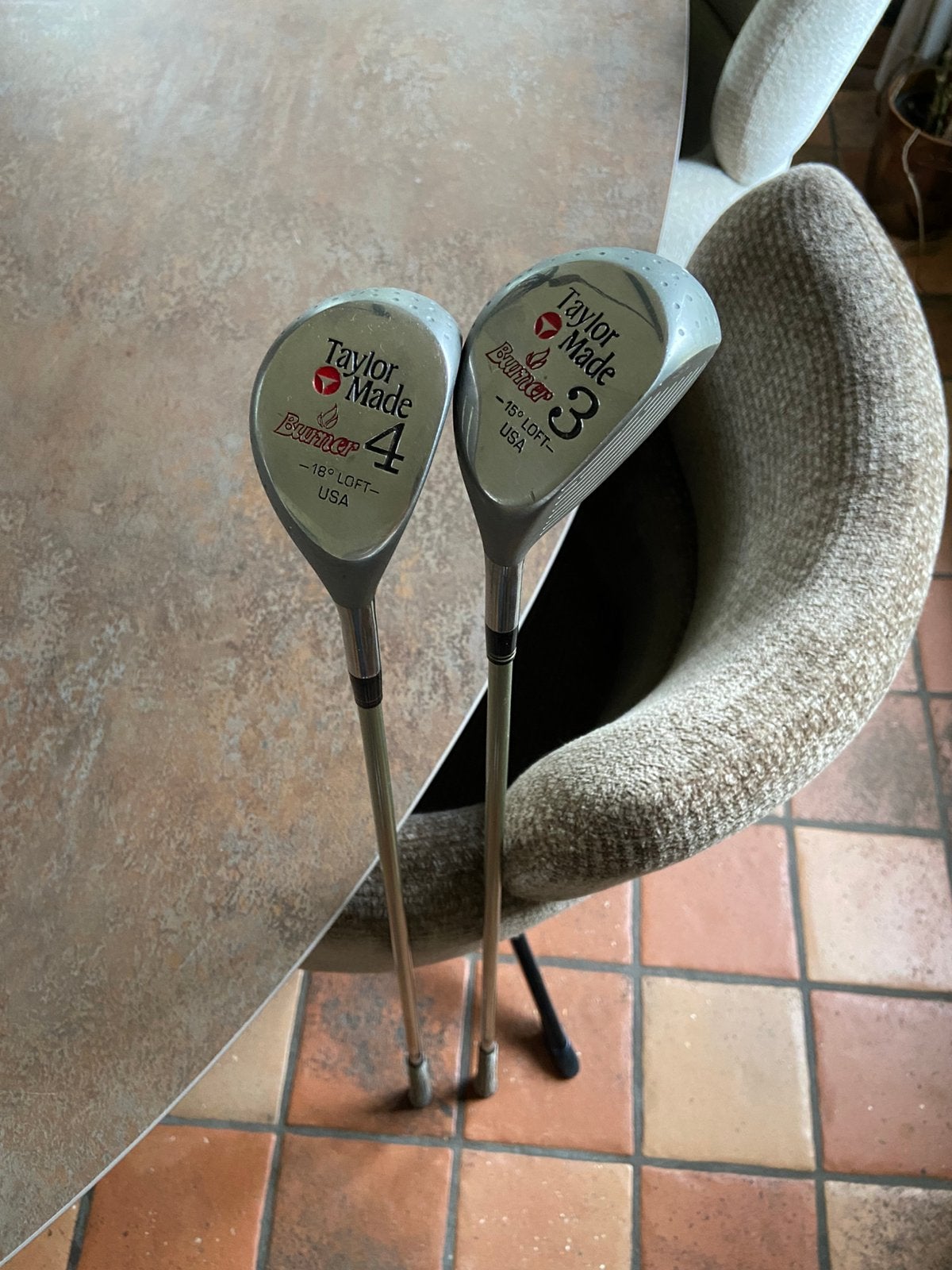TaylorMade Burner 3 & 4 Wood – vintage set met Boron shafts, Ophalen, Zo goed als nieuw, Club