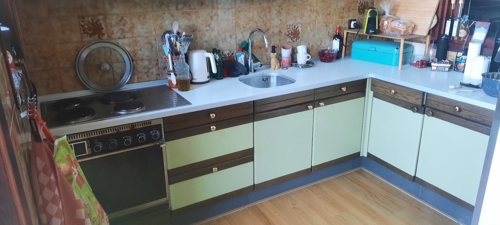 keuken jaren 70., Ophalen, Gebruikt, Enkelwandige keuken