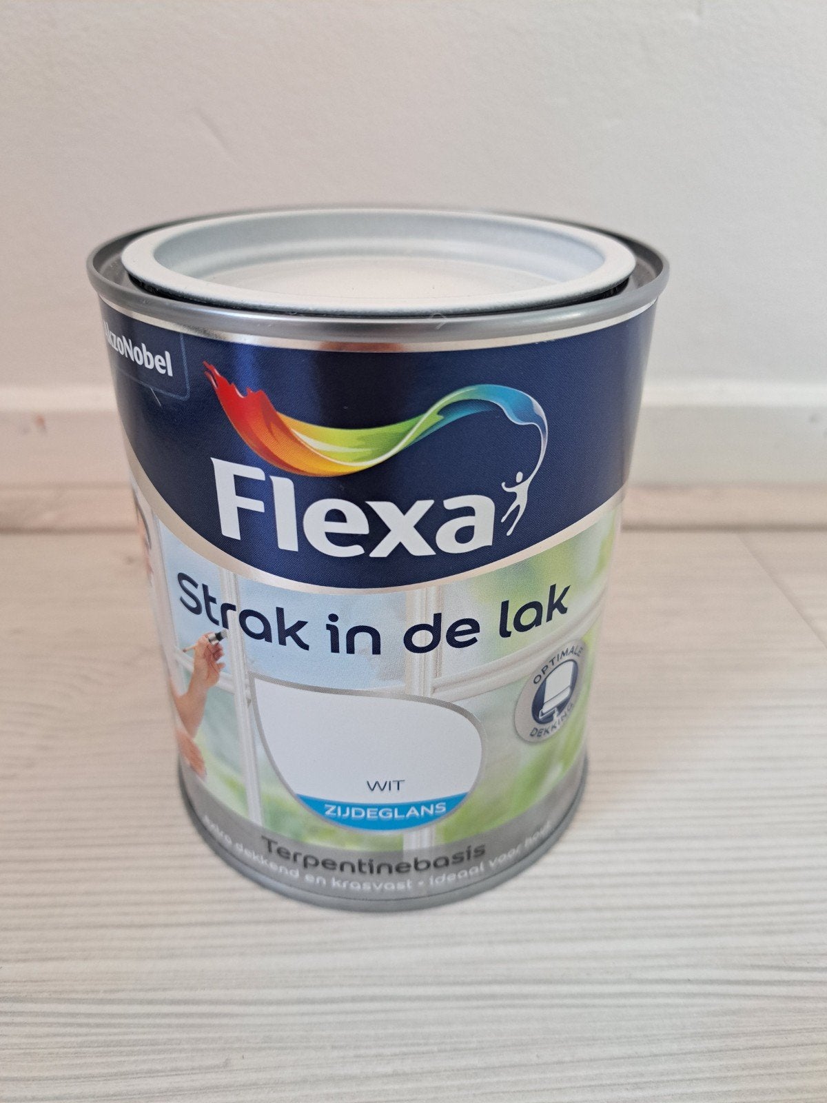 Flexa Strak in de Lak Zijdeglans Wit, Wit, Nieuw, Ophalen of Verzenden, Lak