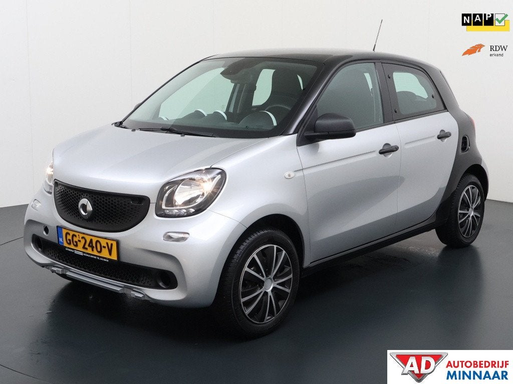 Smart Forfour 1.0 Pure (bj 2015), Auto's, Achterwielaandrijving, Gebruikt, 4 stoelen, Origineel Nederlands