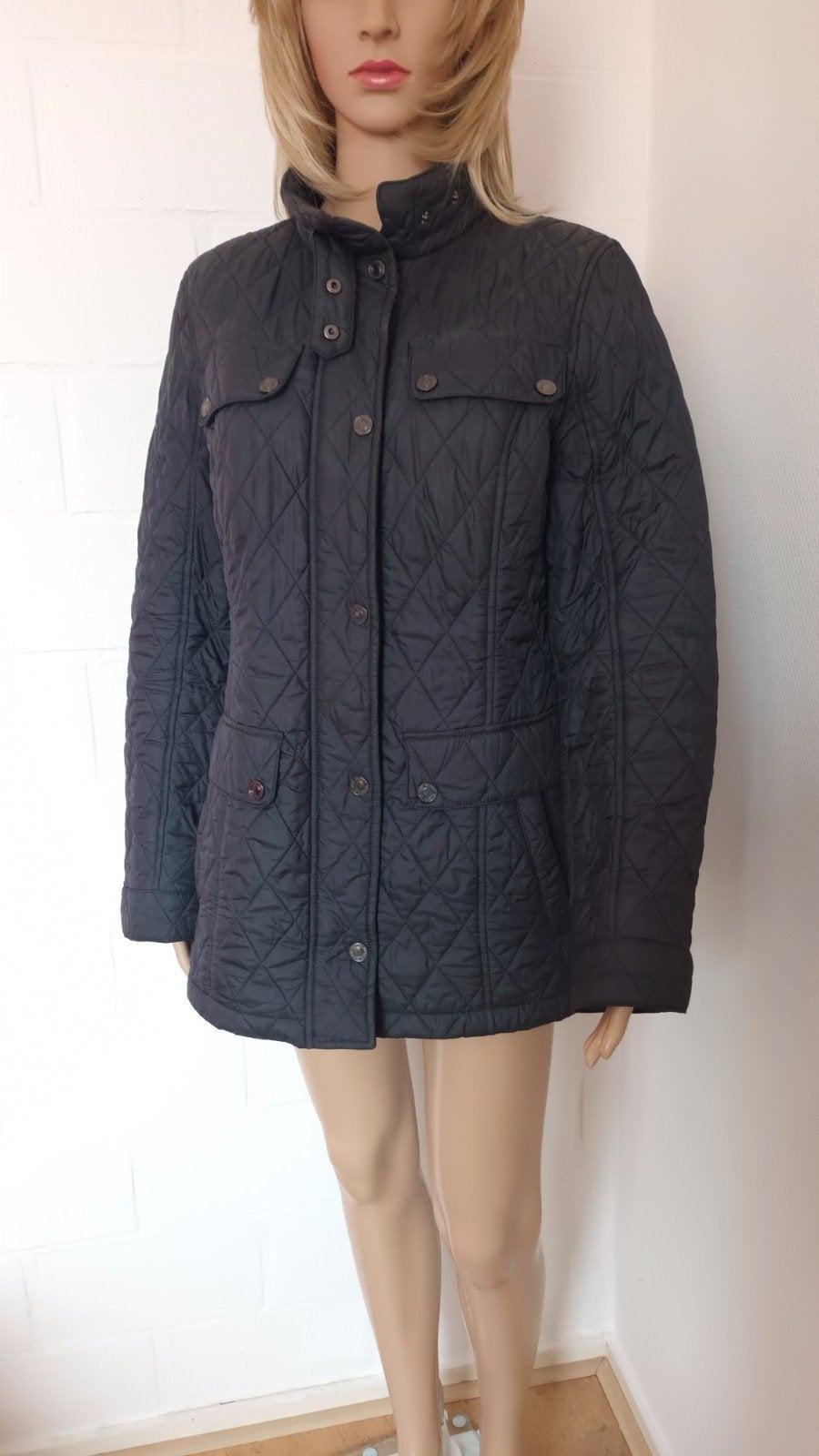 Gil Bret doorgestikte jas, maat 42,zo goed als nieuw, Kleding | Dames, Zwart, Maat 42/44 (L), Ophalen of Verzenden, Zo goed als nieuw