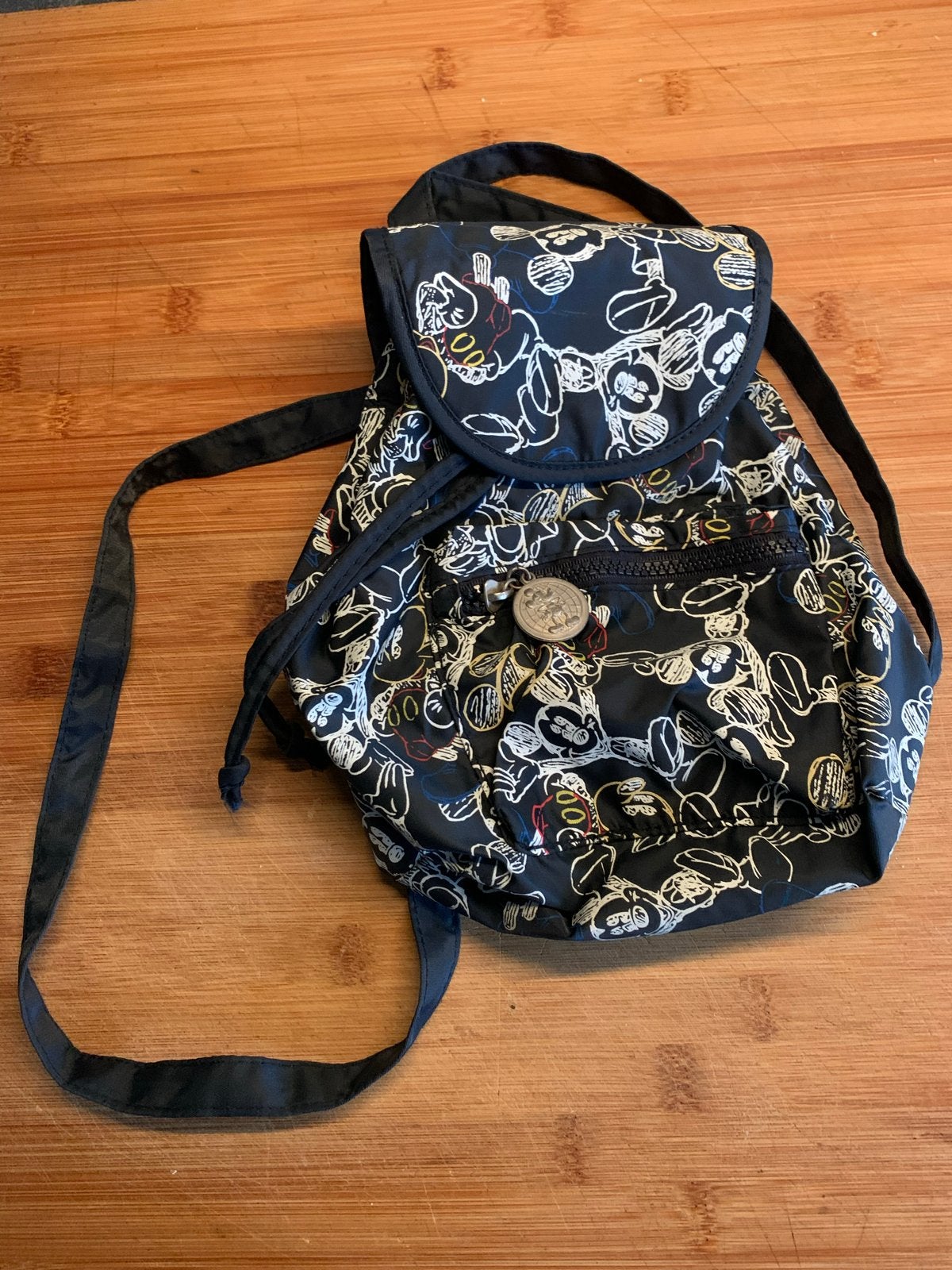 Mickey Mouse Rugzak - Vintage Disney Rugtas, Disney of Dora, Ophalen of Verzenden, 30 tot 45 cm, Minder dan 25 cm