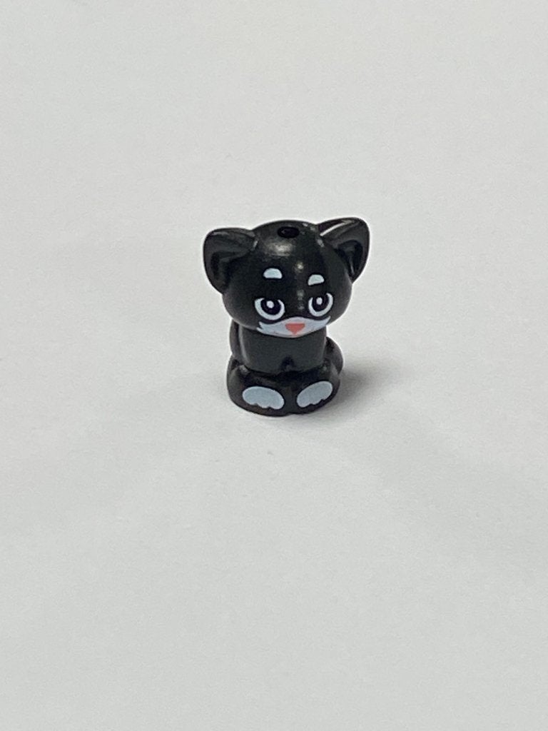 Lego nieuwe zwarte kitten kat zittend (Shadow), Overige thema's, Lego, Overige typen, Nieuw