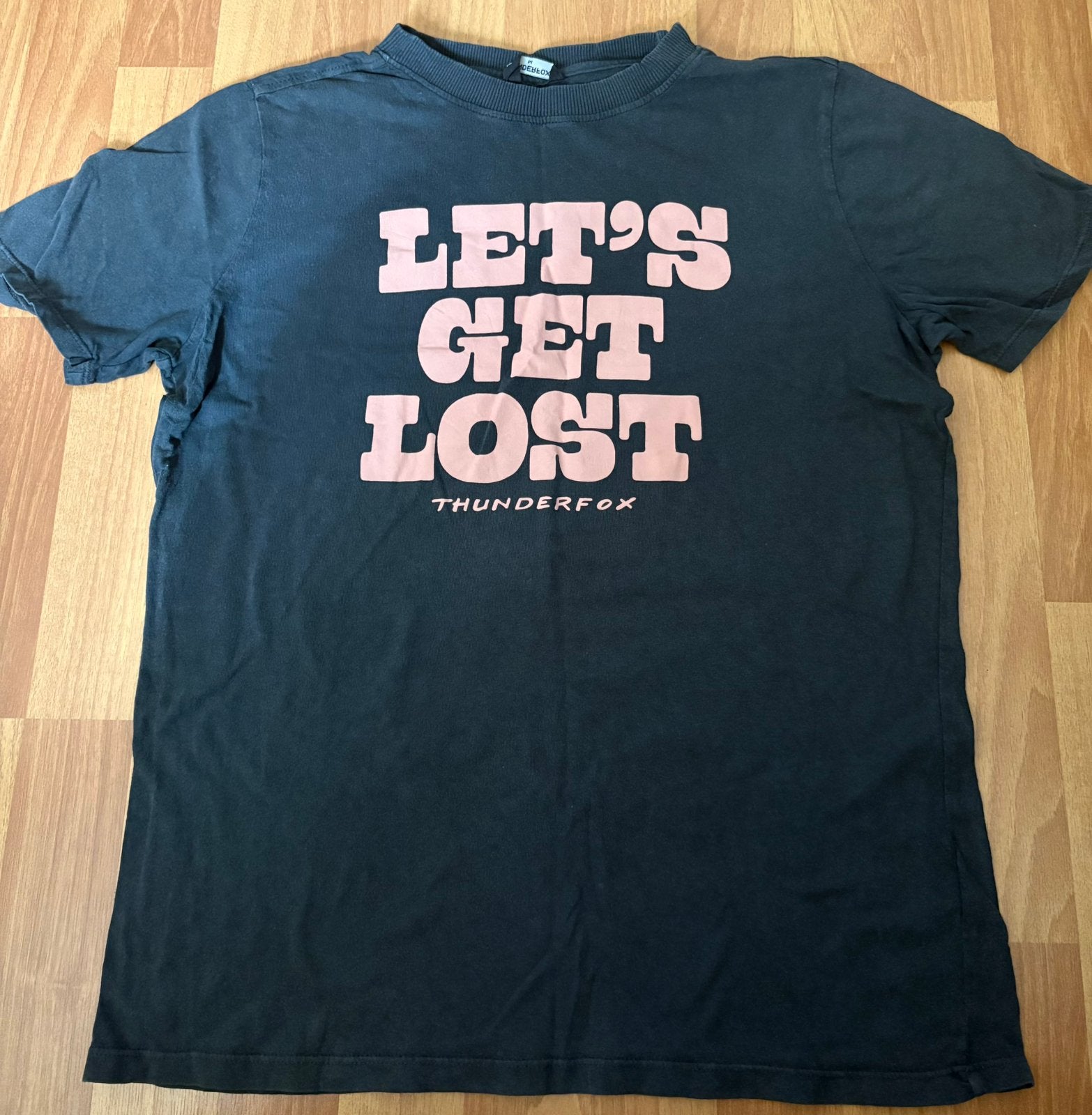 Grijze shirtje “Let’s get lost”, maat m, meisje, Thunderfox, Ophalen of Verzenden, Zo goed als nieuw, Grijs