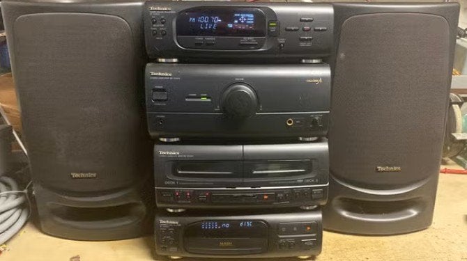 Technics stereo installatie/tuner/cd/versterker,mooi geluid, Audio, Tv en Foto, Stereo-sets, Overige merken, Gebruikt, Cd-speler
