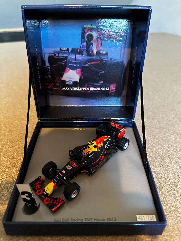 Max Verstappen 3e plaats Brazilie Spark, Verzenden, Zo goed als nieuw, Auto, Overige merken
