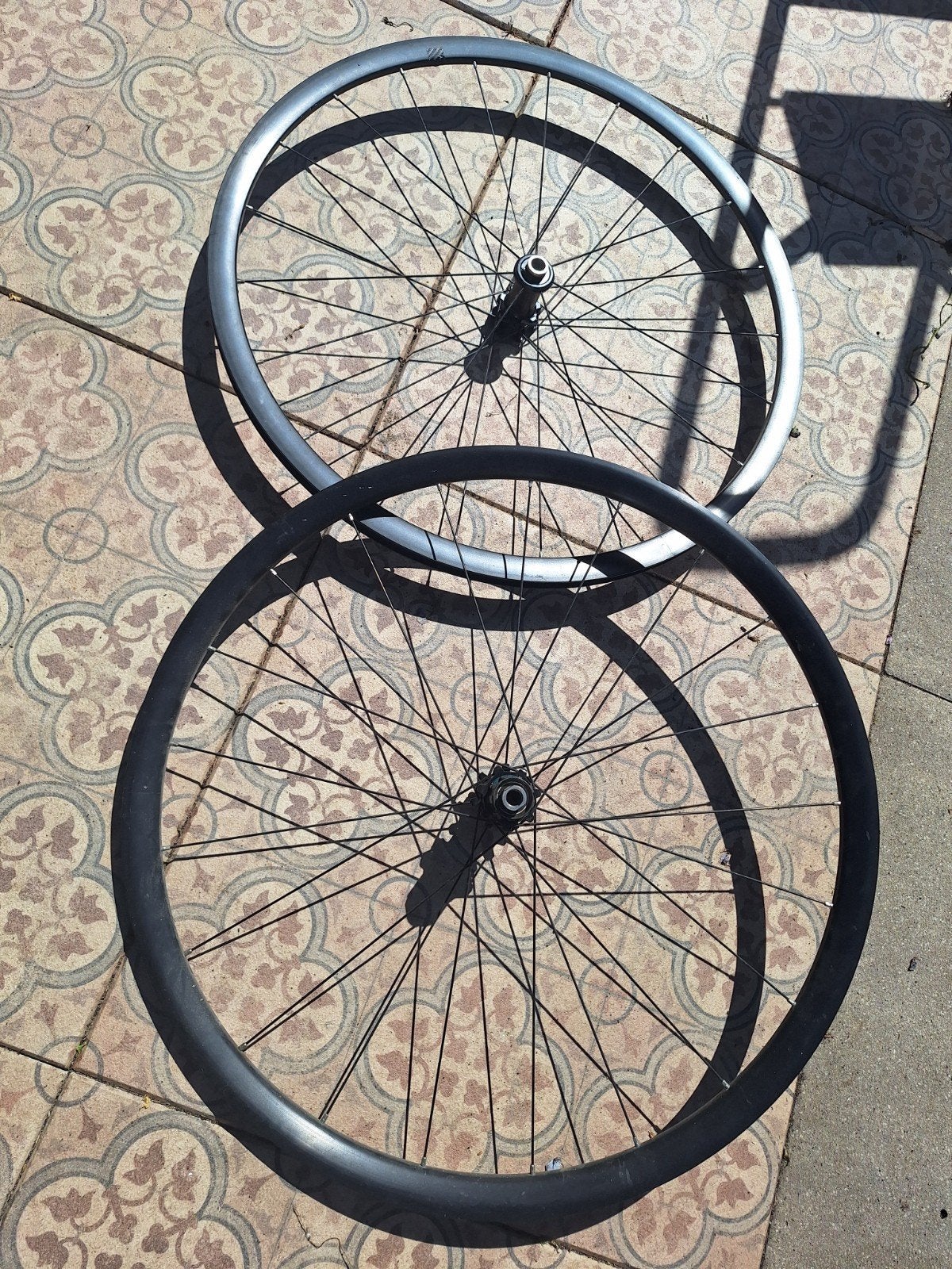 wielset voor schijfremmen, Fietsen en Brommers, Fietsonderdelen, Zo goed als nieuw, Aluminium, Racefiets, Ophalen