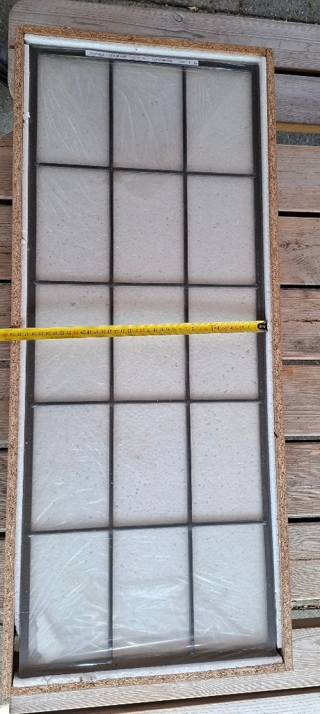 Glas in lood ramen (Imitatie), Ophalen, Gevelraam of Ruit, Minder dan 80 cm, Nieuw