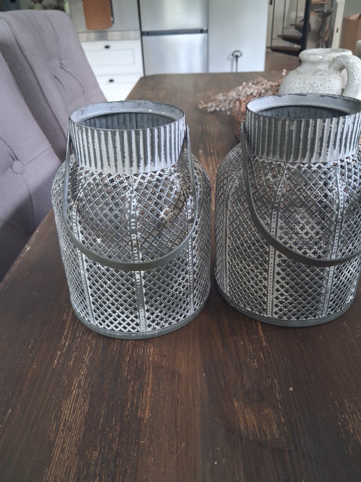 2 lantaars voor theelichten, Ophalen