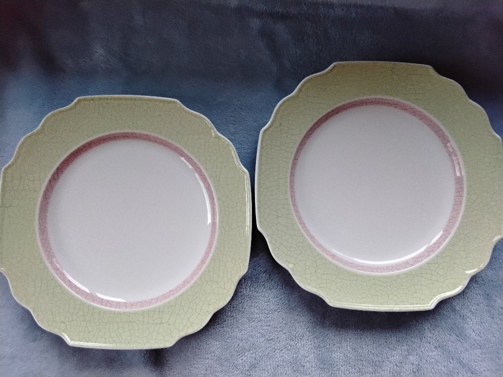 2 Borden Villeroy & Boch Cascara  - dinerborden -, Villeroy & Boch, Ophalen of Verzenden, Zo goed als nieuw, Bord(en)